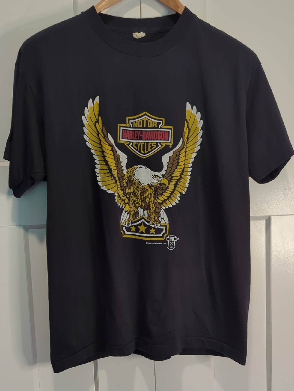 Vintage 1987 Harley Davidson Tshirt Size M